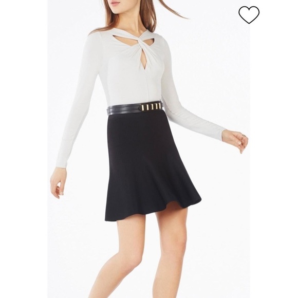 BCBGMAXAZRIA Adrean Twist Front Long Sleeve Top Women’s Size Large New w/ tags! - Picture 3 of 12